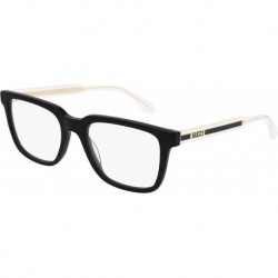 GG0560ON 005 Eyeglasses Frame Men's Black/Crystal Full Rim Square 55mm