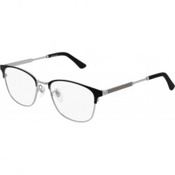 GG 0609OK 002 Black Ruthenium Metal Square Eyeglasses 52mm