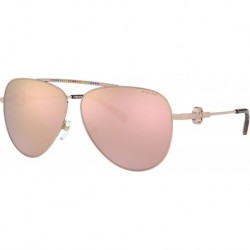 59 mm Salina Aviator Metal Sunglasses MK1066B