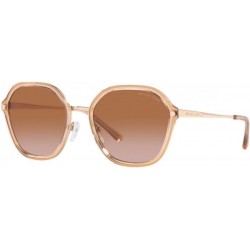 Seoul Brown Gradient Irregular Ladies Sunglasses MK1114 101413 56
