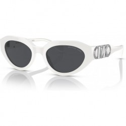 Sunglasses MK 2192 310087 Empire Oval Optic White Grey S