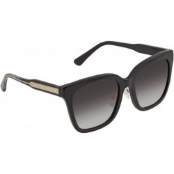 Dark Gray Gradient Square Ladies Sunglasses MK2163F 30058G 55