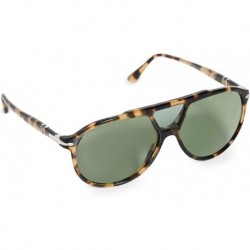 0PO3217S - Size 59 Tortoise Brown Black W/Green One Size