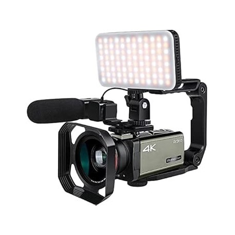 ORDRO Video Camera 4K Camcorder AX65 12X Optical Zoom HD 1080P 60FPS Digital WiFi Camera Livestreami