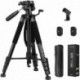 JOILCAN Tripod Camera Tripods, 74" Tripod for Camera Cell Phone Video Recording, Heavy Duty Tall Cam