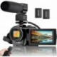 Video Camera YouTube Vlogging Camera Recorder FHD 1080P 24.0MP 3.0 Inch 270 Degree Rotation Screen 1
