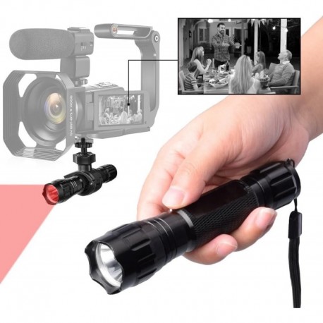 Video Camera 4K Camcorder ZOHULU WiFi Ultra HD Vlog Camera for YouTube (IR Flashlight)