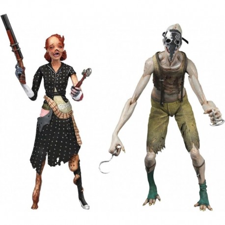 Bioshock 2 "Crawler and Lady Splicer" Action Figure (2-Pack), 7"