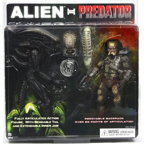 Alien VS. Predator NECA Exclusive Action Figure 2 Pack Alien Vs. Predator