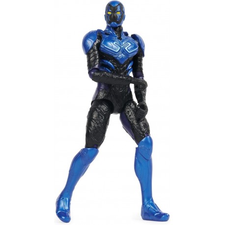 DC Comics, Hero-Mode Blue Beetle Action Figure, 12-inch, Easy to Pose, Blue Beetle Movie Collectible
