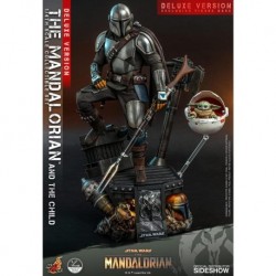 Star Wars The Mandalorian and The Child (Deluxe Set) 1/4 Quarter Scale Collectible Figure Set