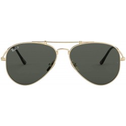 Sunglasses Ray-ban unisex-adult Rb8125m Aviator Titanium (Importación USA)