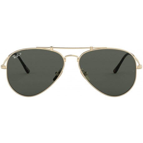 Sunglasses Ray-ban unisex-adult Rb8125m Aviator Titanium (Importación USA)