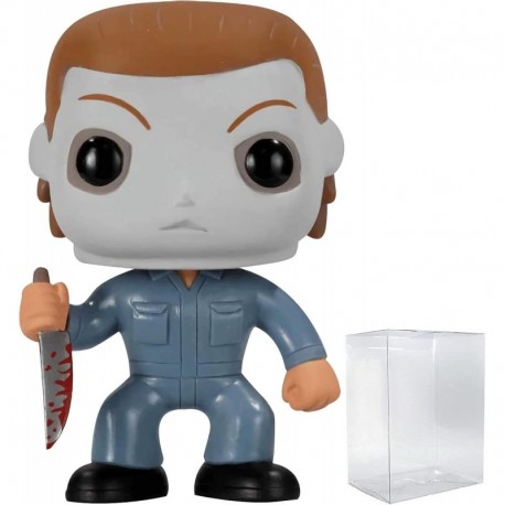 POP Halloween - Michael Myers Funko Vinyl Figure (Bundled with Compatible Box Protector Case), Multi