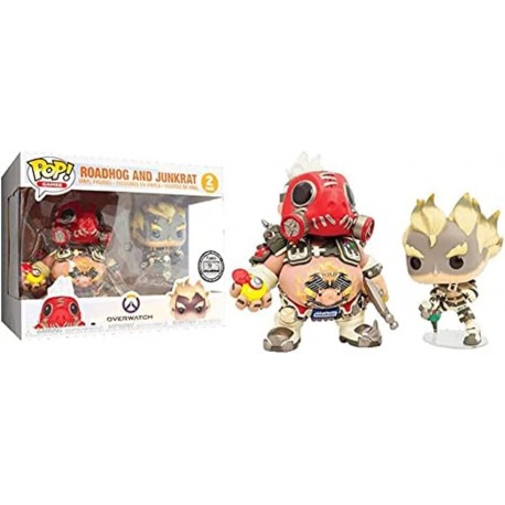 SDCC 2018 Blizzard Exclusive Roadhog and Junkrat 2 Pack Funko Pop Figure