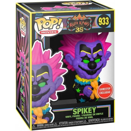 POP! Spikey in Blacklight Killer Klowns from Outer Space 35th Anniversary POP! Movies Gamestop Exclu