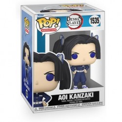 Pop Anime: Demon Slayer - Aoi Kanzaki Vinyl Figure Bundle with Compatible Funko Box Protector