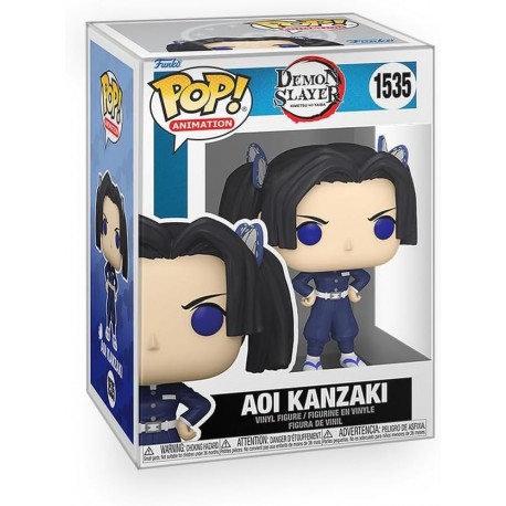 Pop Anime: Demon Slayer - Aoi Kanzaki Vinyl Figure Bundle with Compatible Funko Box Protector