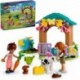 Friends Autumn’s Baby Cow Shed Farm Animal Toy Playset with 2 Mini-Dolls, Calf and Bunny Figures, Gi