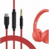 USB-C Digital to Audio Cable with Mic Compatible with Beats Studio Pro, Solo 4, Solo 3, Studio 3 Cab