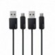 Replacement USB Charging Charger Power Cable (2 Pack) Compatible with for Beats by Dr Dre Studio Sol