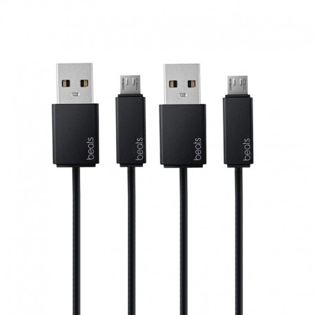 Replacement USB Charging Charger Power Cable (2 Pack) Compatible with for Beats by Dr Dre Studio Sol