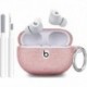 for Beats Studio Buds/Buds + Case with Cleaner kit 2021/2023, Soft Silicone Case New Beat Studio Bud