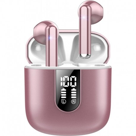 Wireless Earbuds 2024 Bluetooth 5.3 Headphones with HD Mic HiFi Stereo Sound, Wireless Earphones wit