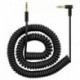 Replacement Studio2 Coiled Audio Cable, 3.5mm to 3.5mm Aux Headphone Cord Compatible with Beats by D
