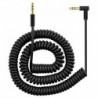 Replacement Studio2 Coiled Audio Cable, 3.5mm to 3.5mm Aux Headphone Cord Compatible with Beats by D