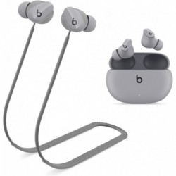 Anti-Lost Strap for Beats Studio Buds, Sports Anti-Slip Soft Silicone Lanyard Accessories Compatible