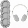Fabric Headphones Ear Cover, Washable Sanitary Earpads Protectors for Gym, Gaming, 2 Pairs Cloth Swe