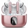 Wireless Earbuds, 2024 Bluetooth Headphones 5.3 HiFi Stereo Earphones, 40H Playtime in-Ear Earbud, B