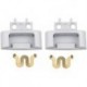 Replacement Headband Hinge Clip Cover + Pin Repair Parts Kits Set Accessories Fit for Beats Solo3 Wi