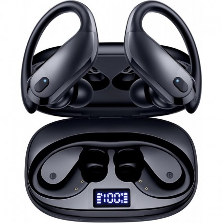 Bluetooth Headphones Wireless Earbuds Over Ear Buds 90H Playback IPX7 Waterproof Sports Earphones De