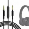 Audio Cable with Mic Compatible with Beats Solo 4, Solo 3, Studio 3 Headphones Cable, 1/8" (3.5mm) t
