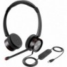 Wired USB Headphonefor PC/Mac/Laptop, USB Headset with Noise Canceling Microphone for Call Center &