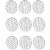 Earphone Filter Mesh Replacement Earbuds Dusty Filter Compatible for Powerbeats3,Powerbeats2,Final f