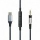 USB C Audio Cable Compatible with Sennheiser HD400S HD4.40 HD4.40BT HD4.50 HD4.50BTNC Headphone, Rem