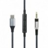 USB C Audio Cable Compatible with Sennheiser HD400S HD4.40 HD4.40BT HD4.50 HD4.50BTNC Headphone, Rem