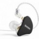 Mix-PD 2-Pin in Ear Monitor,1Planar Driver + 1Dynamic Driver Hi-fi IEM Earphones with CNC Crafted Me