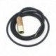 4-pin XLR Balanced Male 6N OCC Copper Silver Plated Cord 4-pin XLR Balanced Cable Compatible with Se