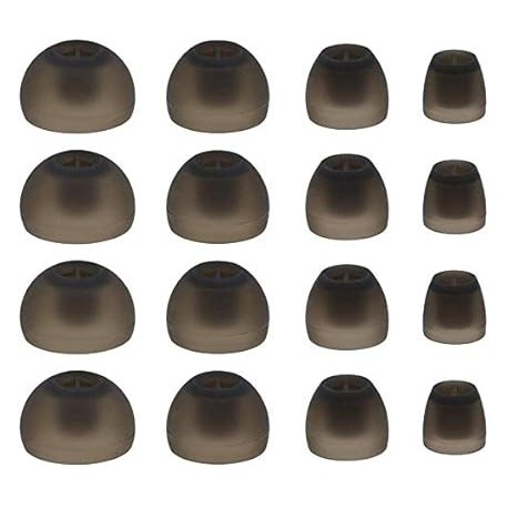 8 Pair 4 Size Replacement Eartips for Sennheiser Momentum, Sennheiser HD1 Free, Sennheiser M2 Free S