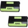 2-Pack Battery Compatible with Sennheiser BA2015 / BA 2015 EK 100 G2, ew 100 G2, ew 100-ENG G3, EK 3
