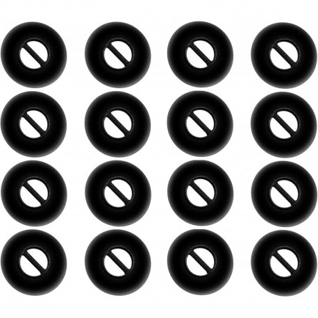 16pcs Large (B-NSEN) Premium Noise Isolation Eartips Adapters Compatible with Sennheiser (M2 IE) Mom