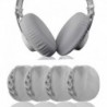 2 Pairs Flex Fabric Headphones Ear Covers, Washable & Stretchable Sanitary Earcup Protectors for Lar