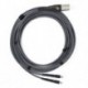 AUDIO CLEAR Upgrade Audiophile Balanced Headphone Cable for SENNHEISER HD800, HD 800 S, HD820 with 4