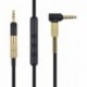 OFC Replacement Audio Cable Extension Cord with Inline Mic Volume Control Compatible with Sennheiser