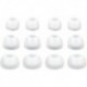 12pcs (TRS-W) 4S / 4M / 4L Replacement Ear Adapters Earbuds Ear Tips Compatible with Sennheiser IE S
