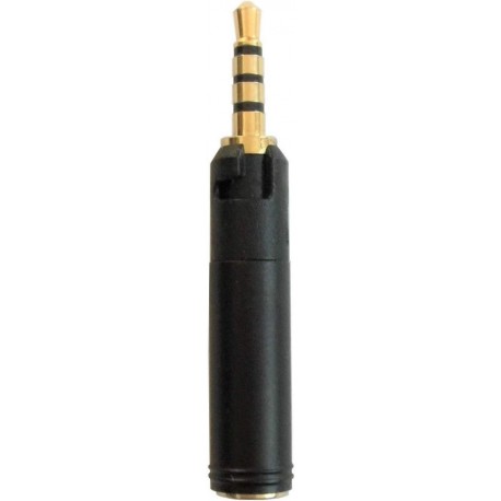 Tiny Versatile 2.5mm Male to 3.5mm Female Adapter with Lock/Unlock Feature : Extremely Versatile for